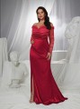 Czerwona sukienka maxi koronka (4XL)