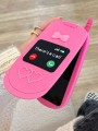 Otwierane różowe etui iPhone 15 Pro