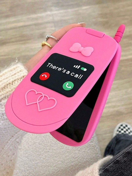 Otwierane różowe etui iPhone 15 Pro