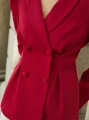 Czerwona marynarka dwurzędowa (M)