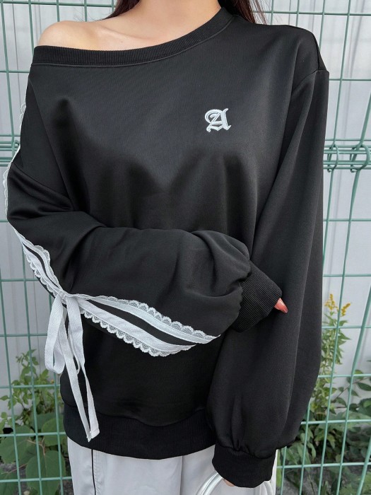Czarna cienka bluza (M)