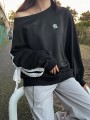 Czarna cienka bluza (M)
