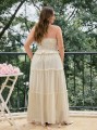 Ecru sukienka maxi (3XL)