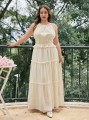 Ecru sukienka maxi (3XL)