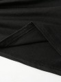 Czarna koszulka bez rękawów nadruk (1XL)