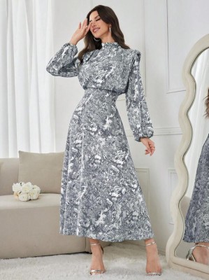 Elegancka sukienka długie rękawy (XL)