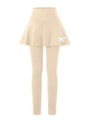 Ecru legginsy spódnica 2w1 (9L)
