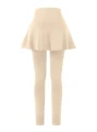Ecru legginsy spódnica 2w1 (9L)