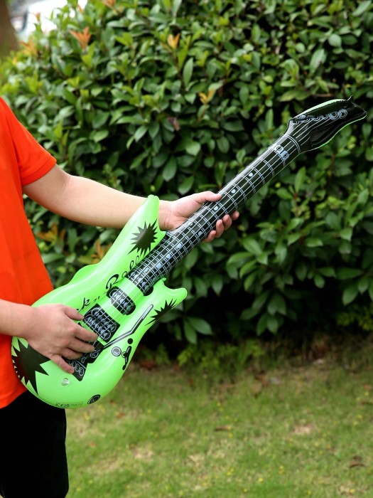 Dmuchana zielona gitara