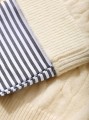 Ecru luźny sweter (M)