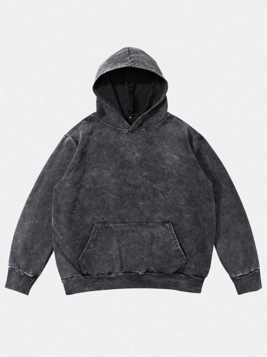 Czarna bluza kaptur (M)