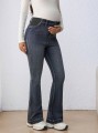 Granatowe jeansowe dzwony (2XL)