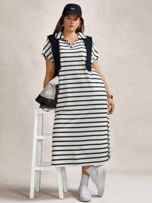 Prosta sukienka paski (4XL)