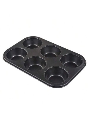 Czarna forma do pieczenia muffinek