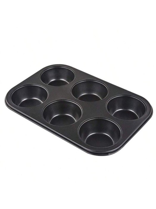 Czarna forma do pieczenia muffinek