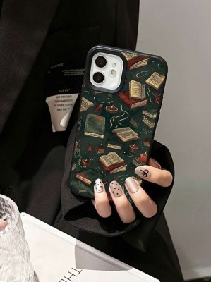 Czarne etui nadruk iPhone 12