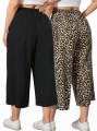 Proste spodnie 7/8 wiązanie 2pack (0XL)
