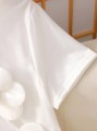 Biały t-shirt kwiat 3D (12L)