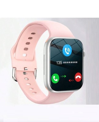 Różowy klasyczny smartwatch
