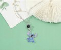Srebrny łańcuszek zawieszka Stitch