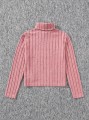 Różowy sweter golf (10L)
