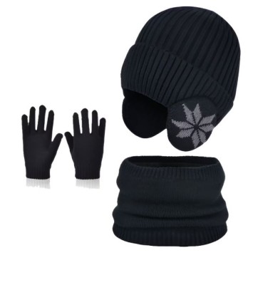 Czarny zimowy komplet (8-12L)