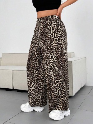 Proste spodnie wzór zwierzęcy (1XL)