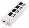 Biały hub USB 4 porty