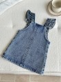 Niebieska jeansowa sukienka (6-9M)