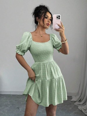 Zielona sukienka wiązania (L)