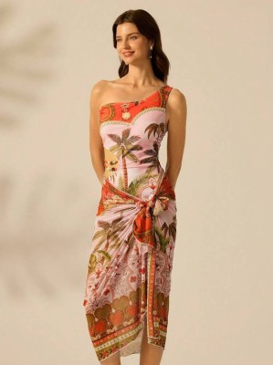 Kolorowe pareo wzór (L)