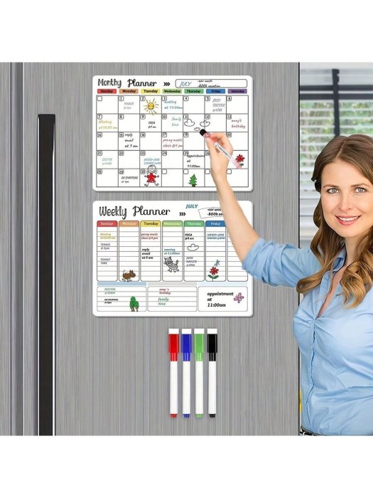 Magnetyczne planery 2 pack długopisy