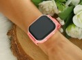 Różowy zegarek smartwatch