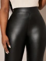 Czarny komplet legginsy blezer (0XL)