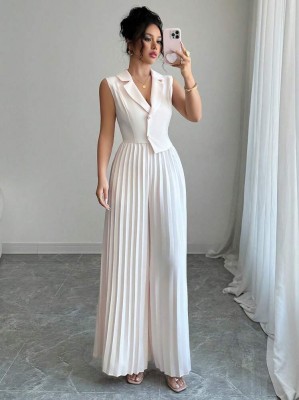 Elegancki plisowany kombinezon (XL)