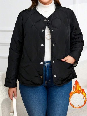 Czarna ocieplana kurtka (1XL)