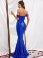 Kobaltowa suknia maxi (M)