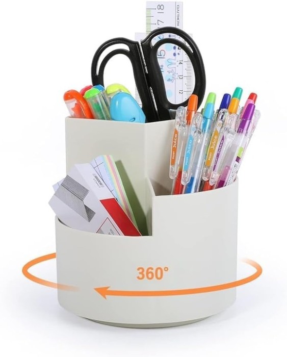 Biały obrotowy organizer