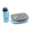 Dwukolorowy zestaw lunch box bidon