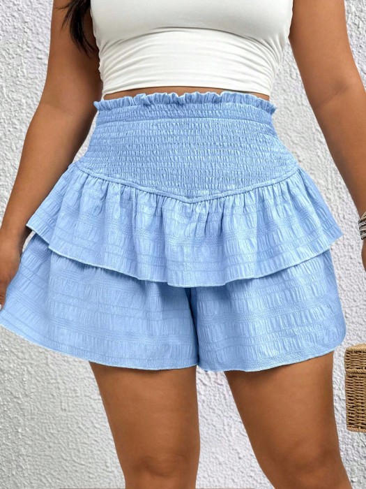 Niebieskie spodenki wysoki stan (1XL)