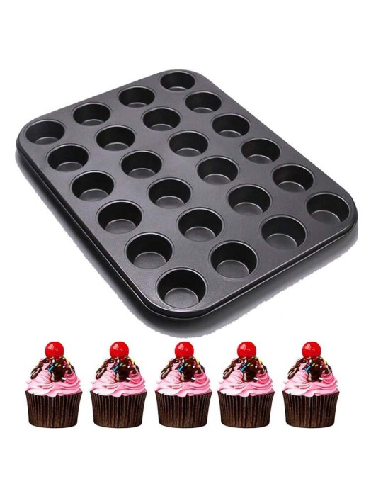 Czarna forma do muffinek