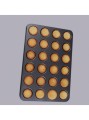 Czarna forma do muffinek