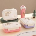 Dwukolorowy lunch box łyżkowidelec