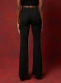 Czarne legginsy dzwony (XS)