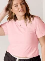 Jasnoróżowy gładki t-shirt (2XL)
