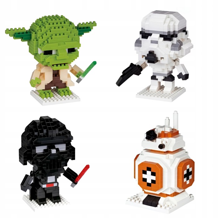 Kolorowe klocki Star Wars 4 pack
