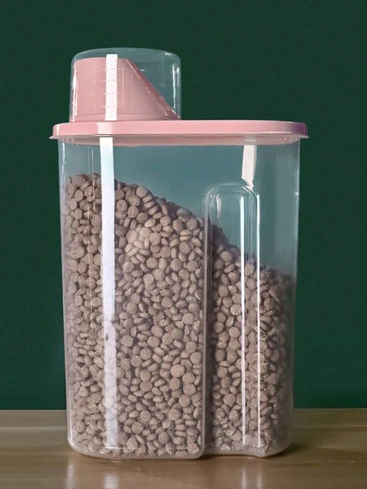 Pojemnik na karmę dla zwierząt 2 pack miarka
