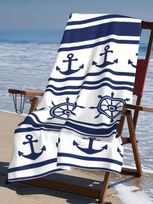 Dwukolorowy ręcznik plażowy