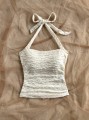 Teksturowany top ecru (4XL)