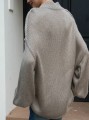 Pleciony kardigan oversize (M)